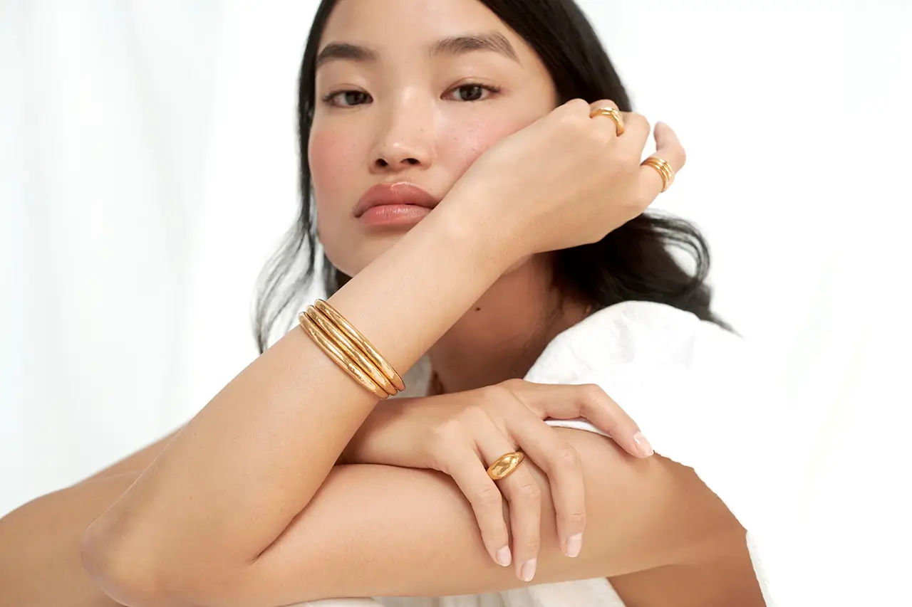Arch Gold Cuff - 图片 4