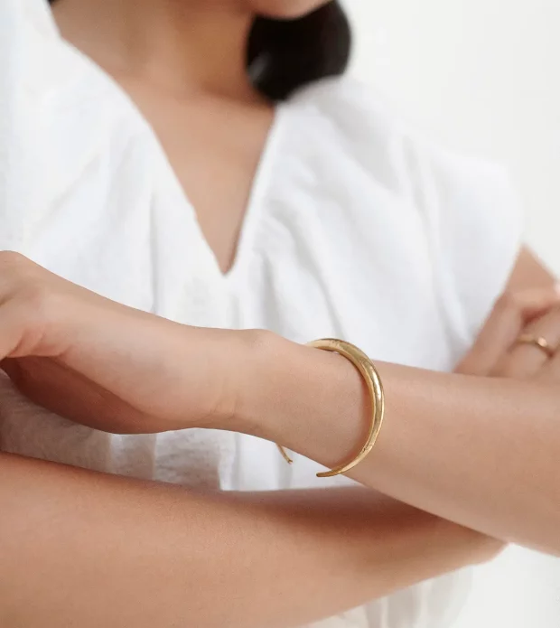 Arch Gold Cuff - 图片 2