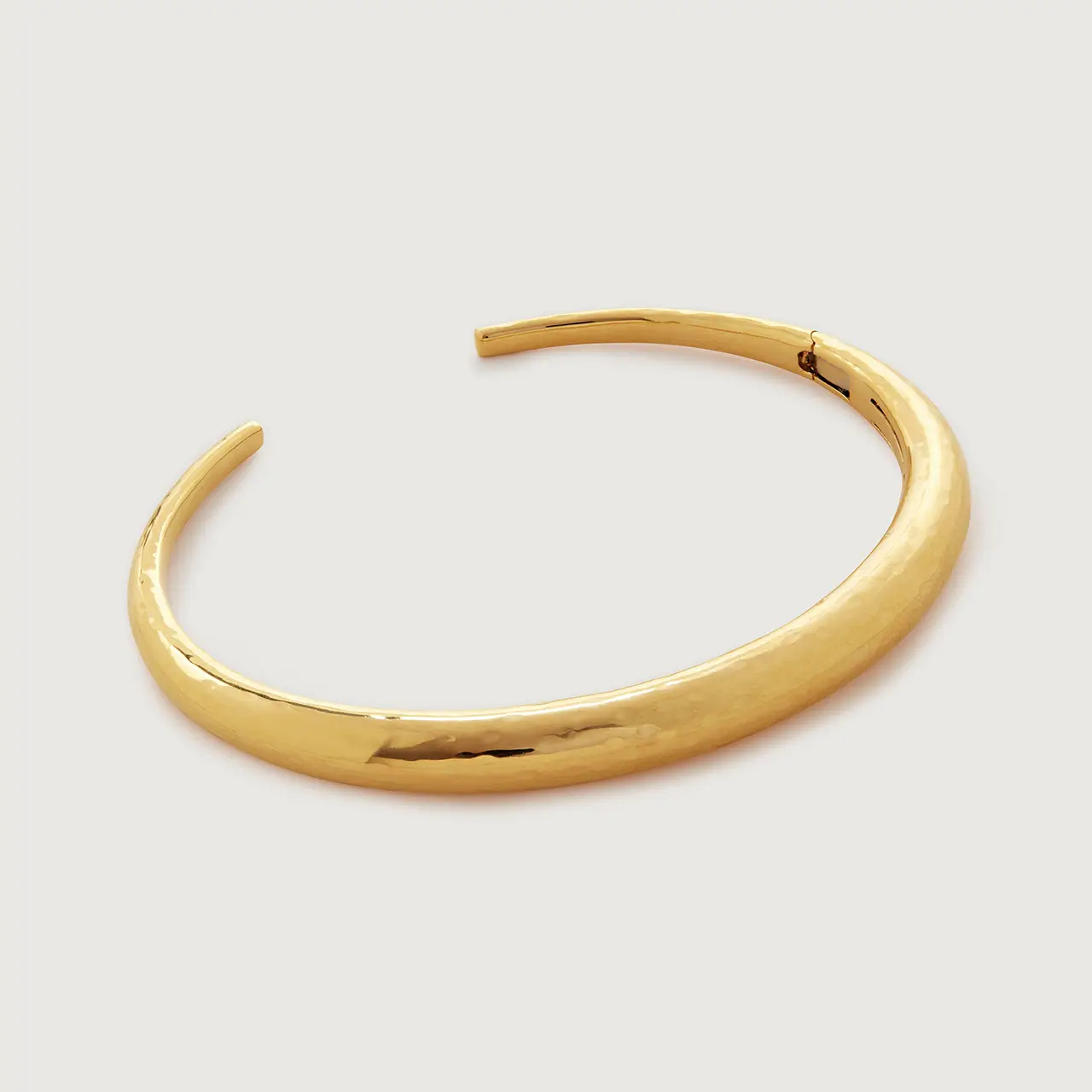 Many Diamonds Necklace And Arch Gold Cuff - 图片 4