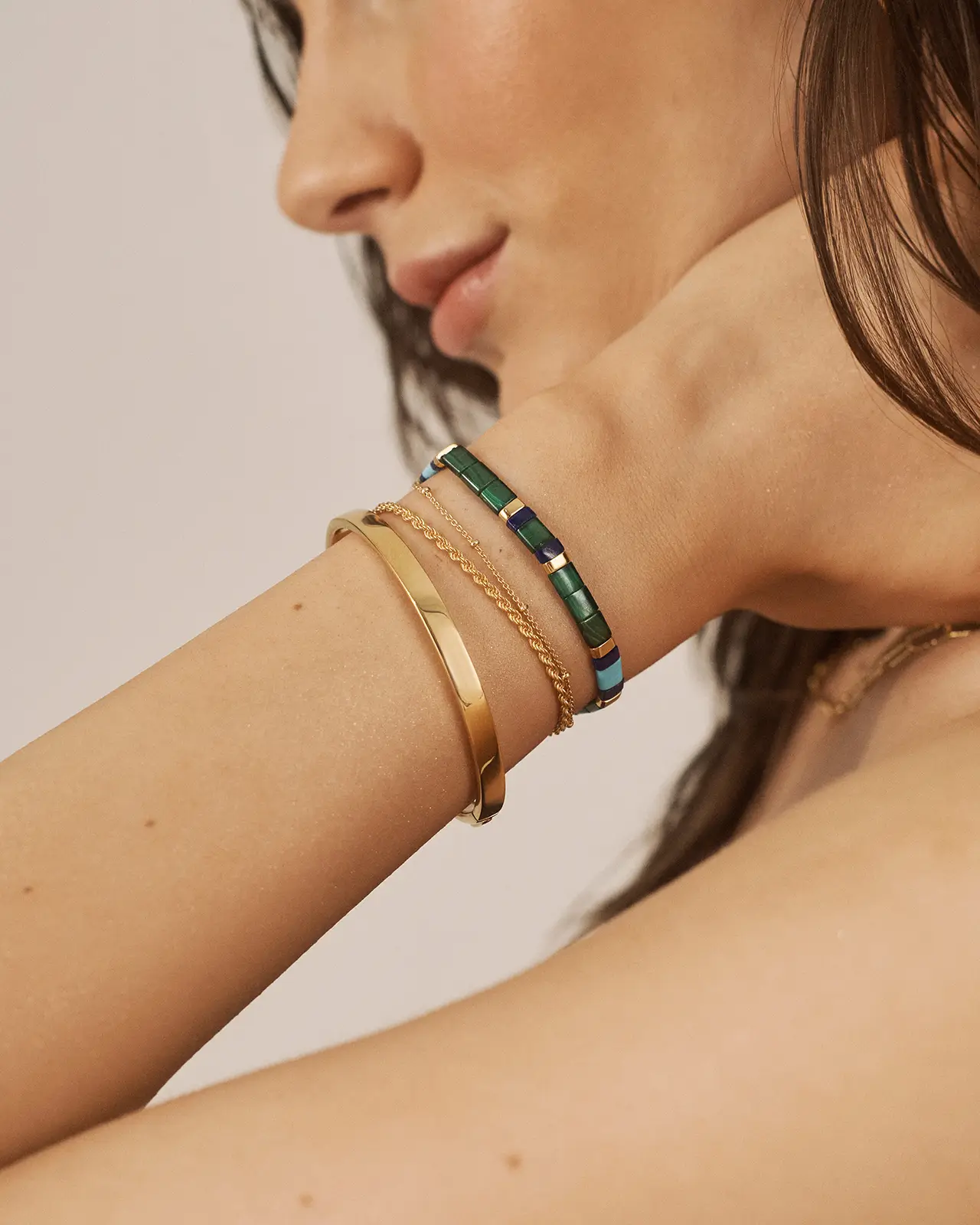 Wave Bangle Bracelet - 图片 4