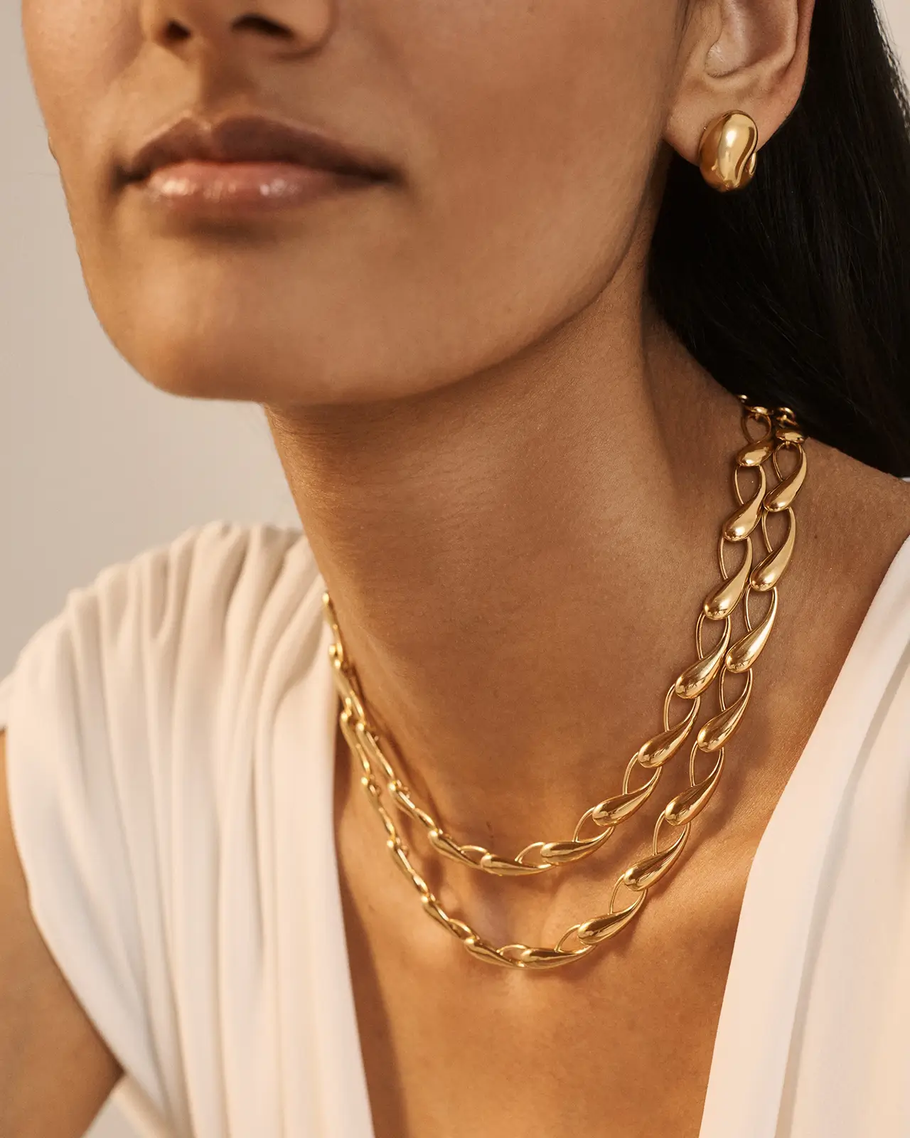 Choker Drops Necklace - 图片 2