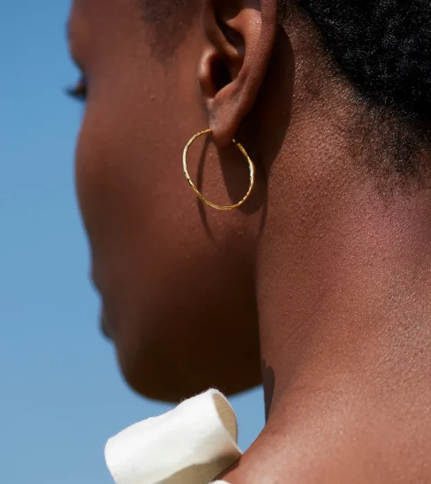Circle Hoop Earrings - 图片 2