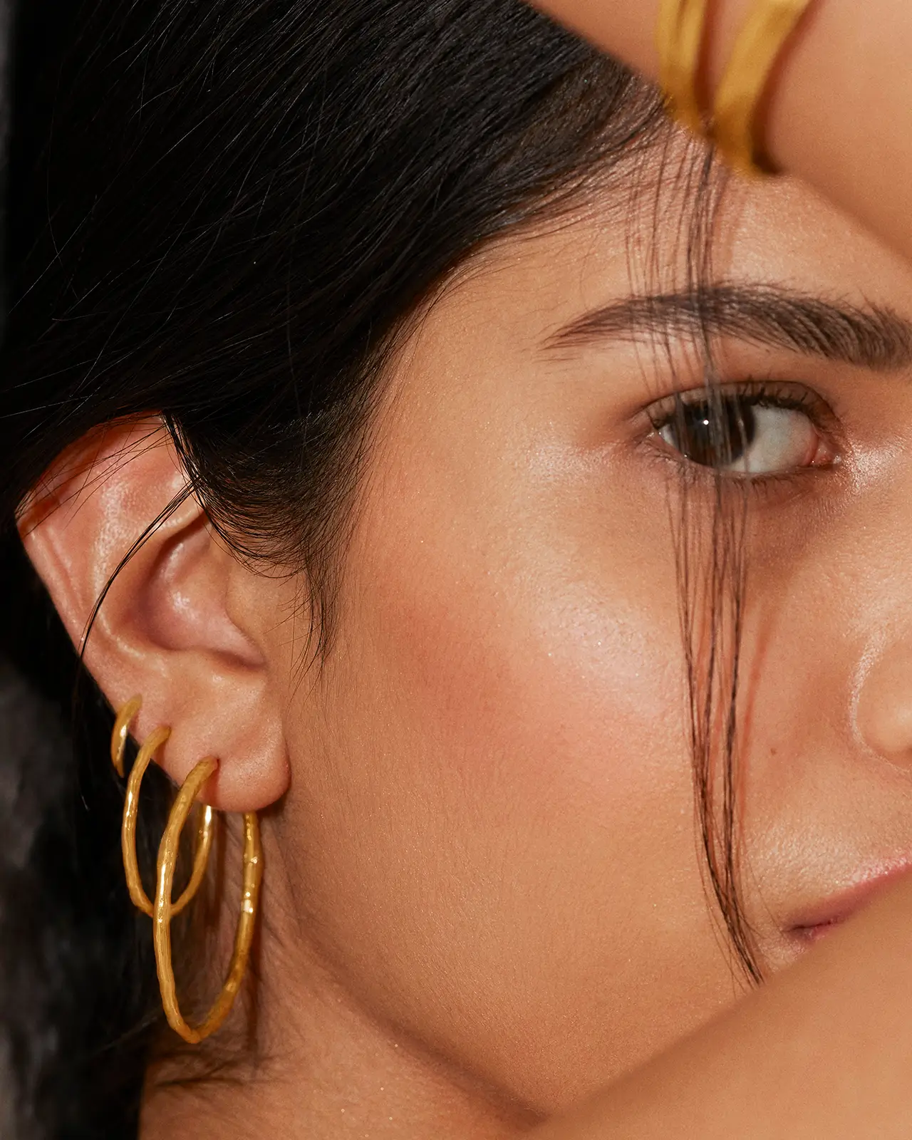 Circle Hoop Earrings - 图片 4