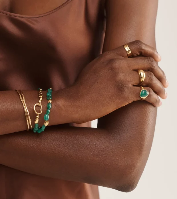 Green Gemstone Bracelet - 图片 4