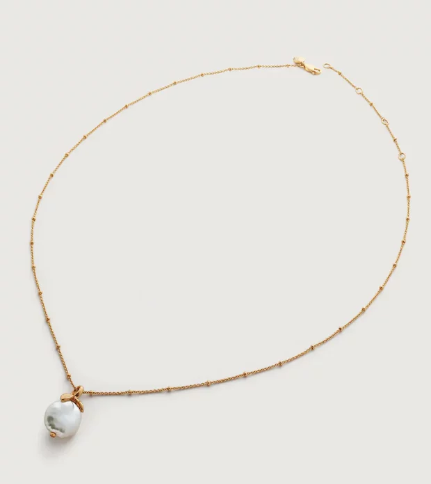Pearl Chain Necklace - 图片 3